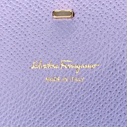 Salvatore Ferragamo Hammered Calfskin Mini Gancini Icona Bag Violet 5 of 7
