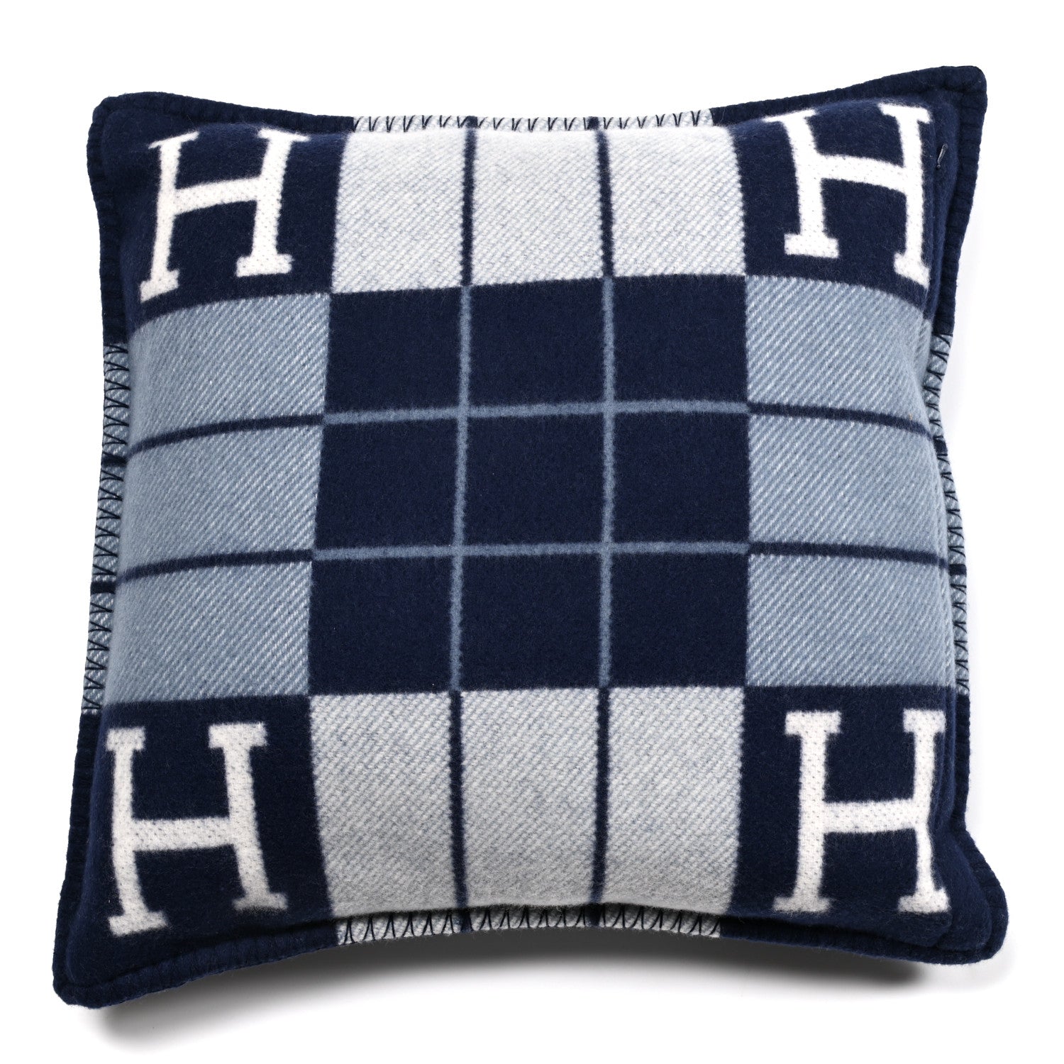 Hermes Wool Cashmere Avalon III Pillow PM Ecru Caban 2 of 3