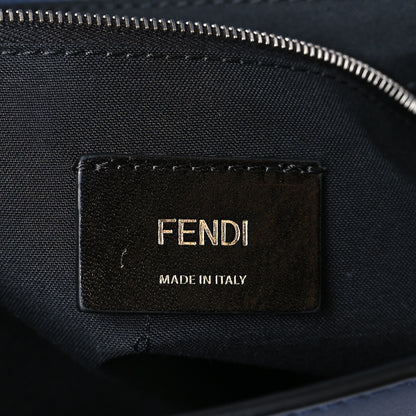 Fendi Vitello Grace FF Gradient Embossed Large Baguette Blueberry 6 of 9