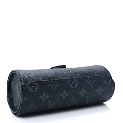 Louis Vuitton Monogram Eclipse 3 Watch Travel Case 4 of 8