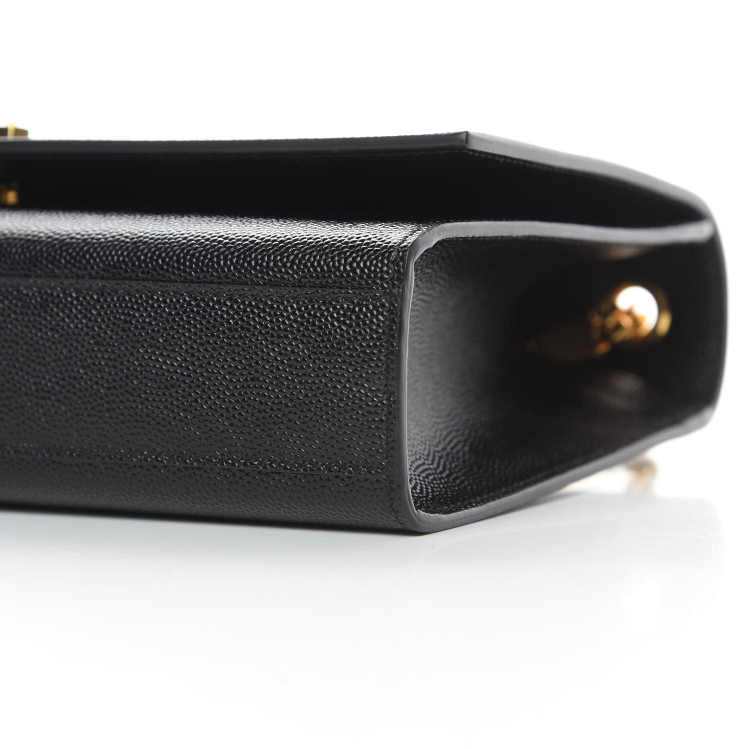 Saint Laurent Grain De Poudre Medium Classic Monogram Kate Satchel Black 10 of 10