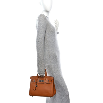 Hermes Epsom BIRKIN 30 Gold 2 of 12