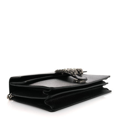 Gucci Pebbled Calfskin Small Dionysus Shoulder Bag Black 3 of 11