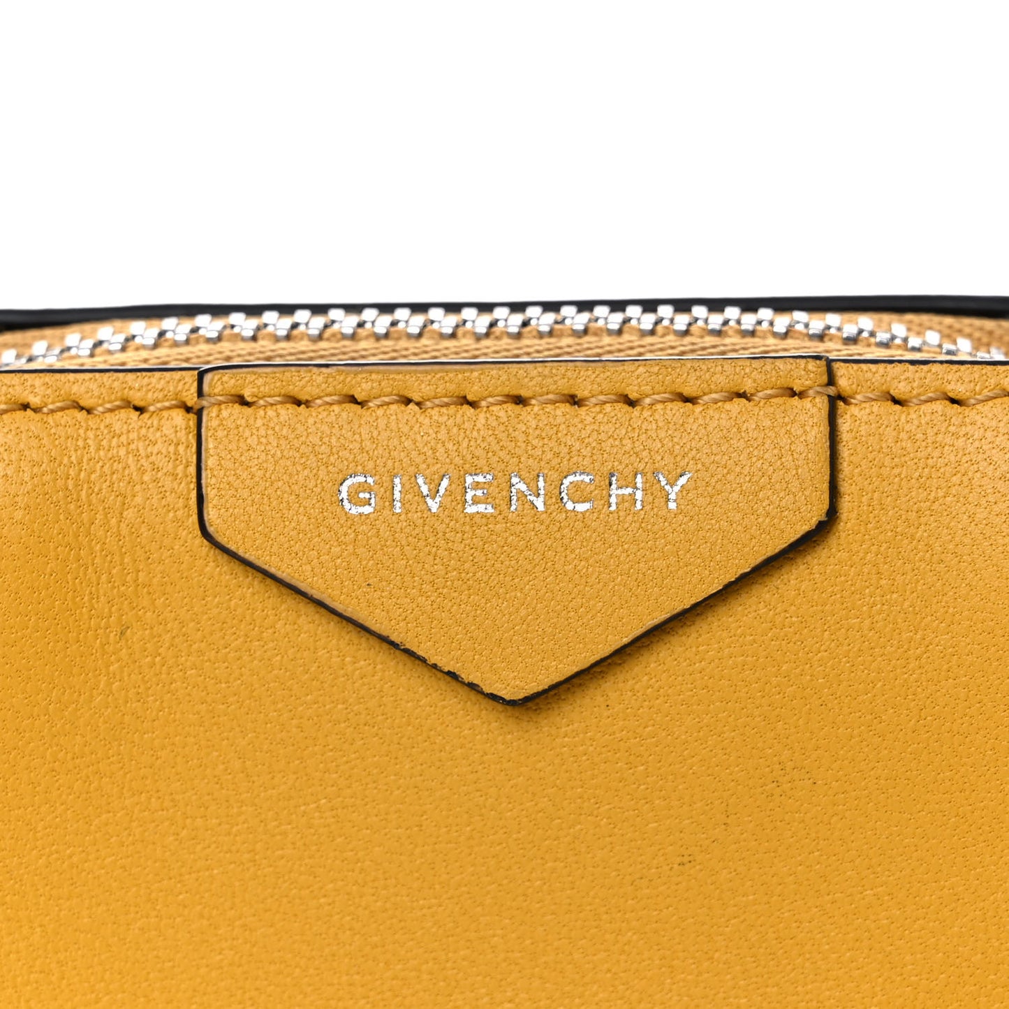 Lambskin Baby Antigona Dark Yellow