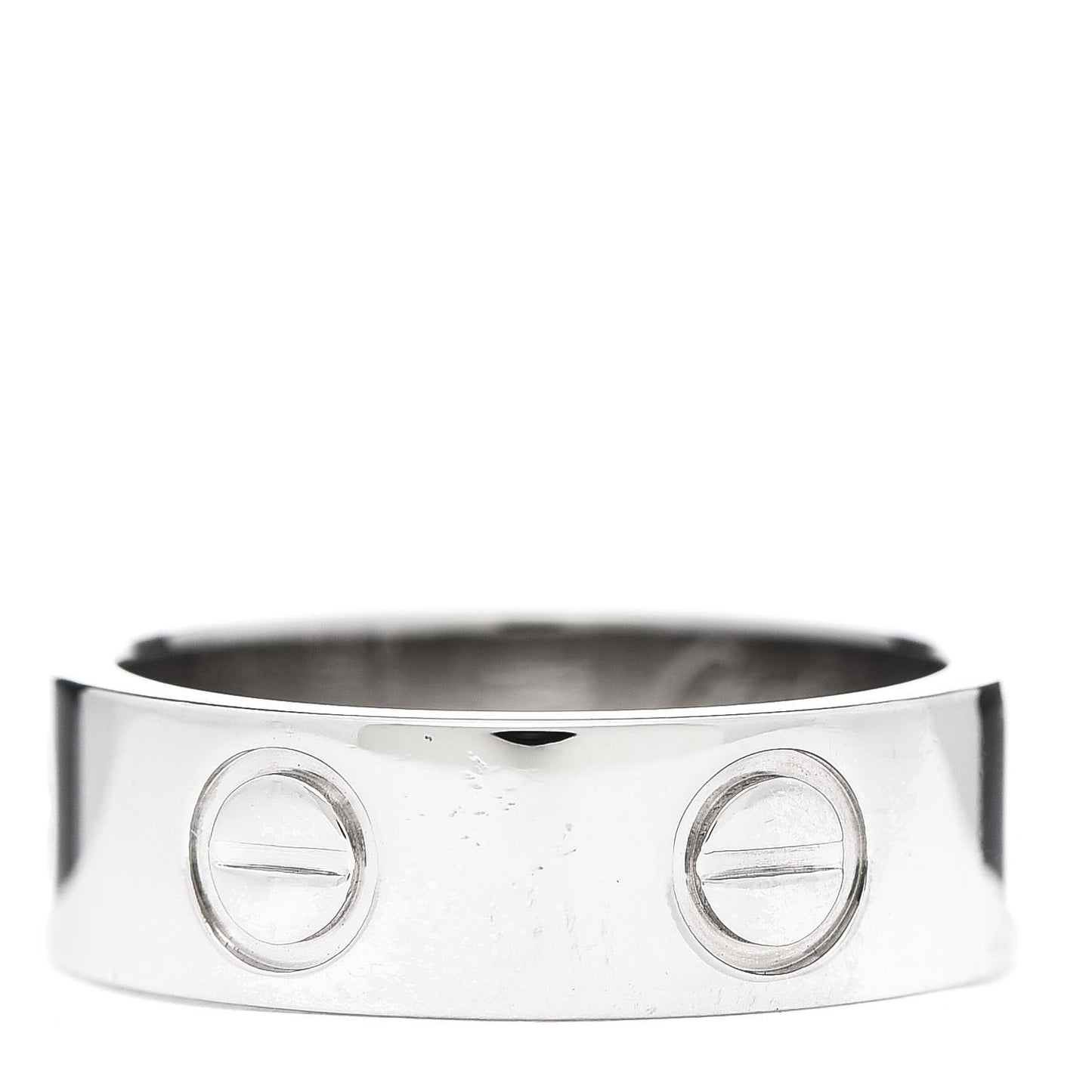 Platinum 5.5mm LOVE Ring 47 4