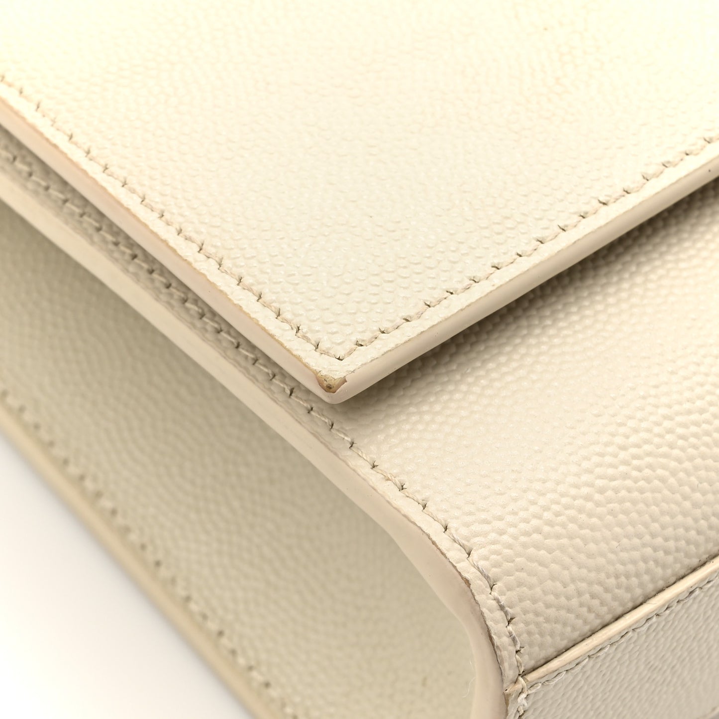 Grain De Poudre Medium Classic Monogram Kate Satchel Crema Soft