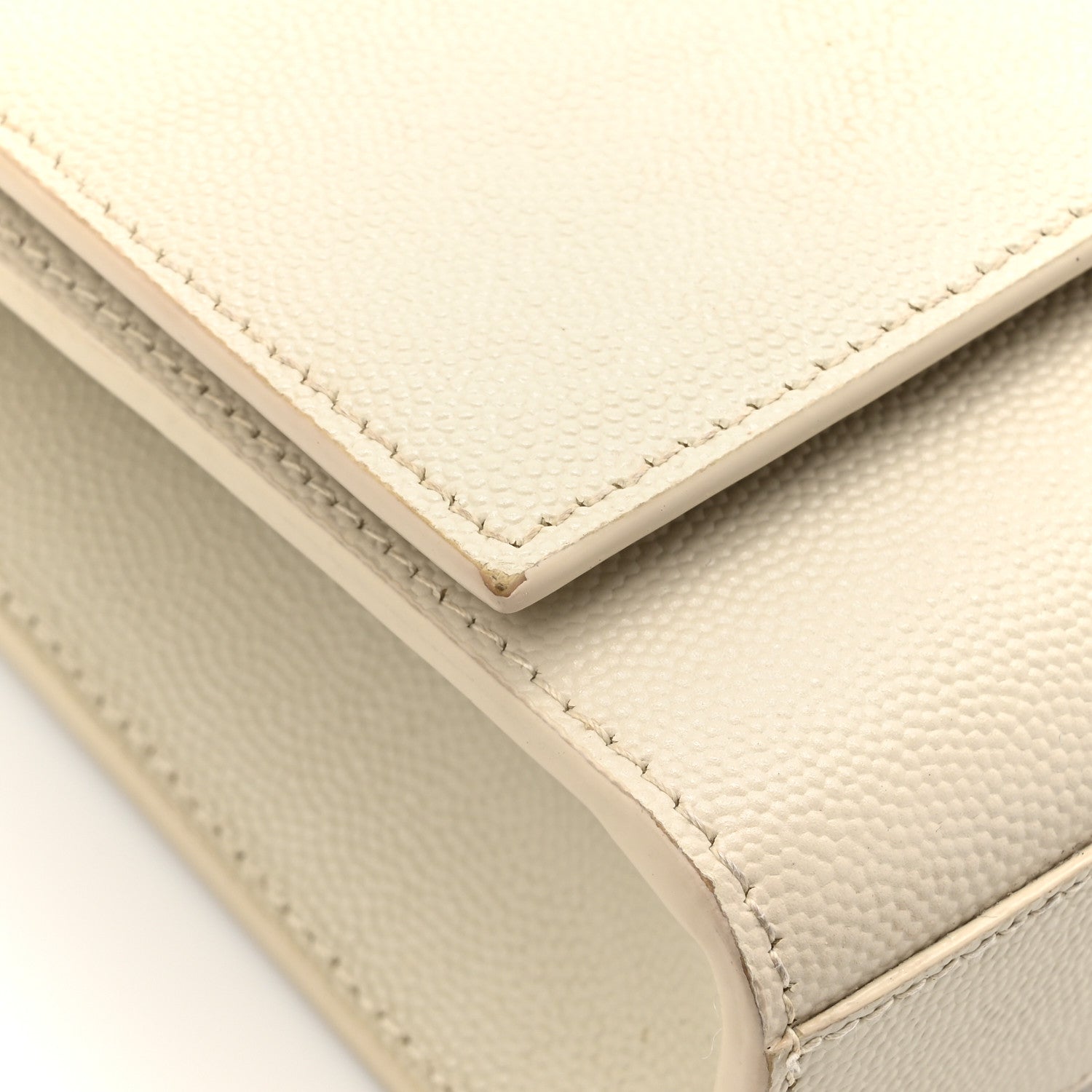 Saint Laurent Grain De Poudre Medium Classic Monogram Kate Satchel Crema Soft 13 of 18