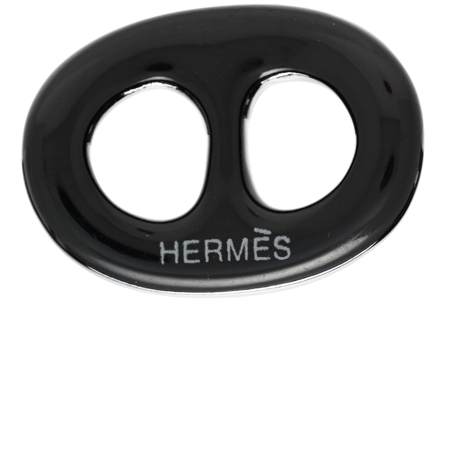 Hermes Lacquered Wood Tribord Scarf Ring Set 3 of 4