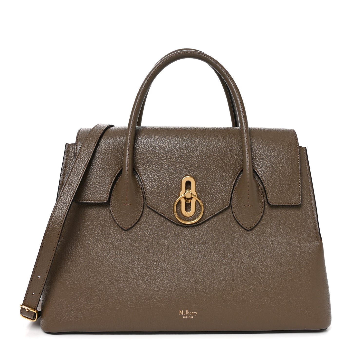 Small Classic Grain Calfskin Seaton Clay