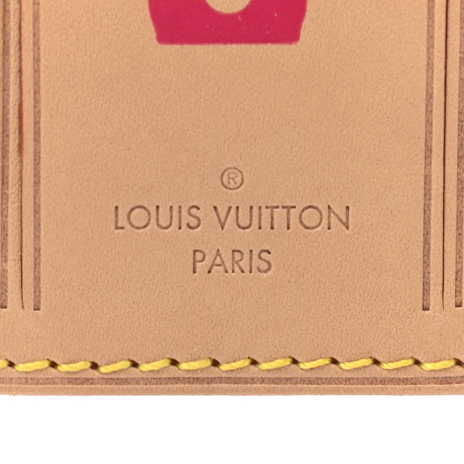 Louis Vuitton Vachetta Luggage Tag 3 of 4
