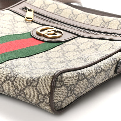 Gucci GG Supreme Monogram Web Small Ophidia Messenger Bag Brown 10 of 12