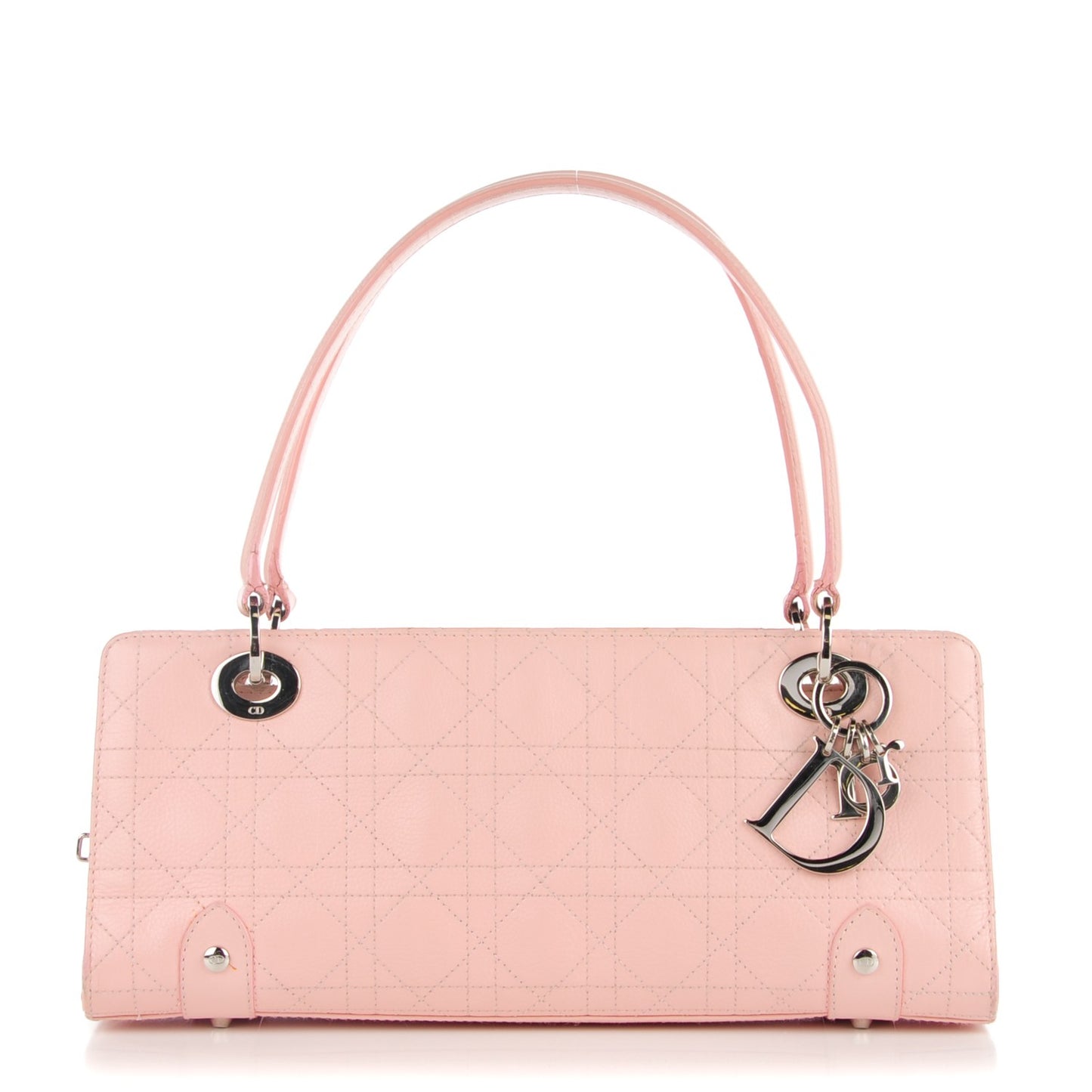 Calfskin Cannage Stitched East West Lady DiorRose Clair