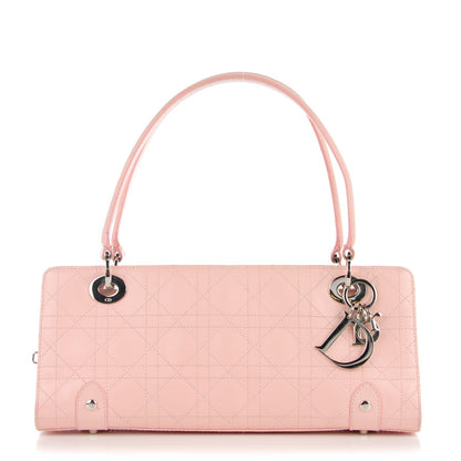 Christian Dior Calfskin Cannage Stitched East West Lady DiorRose Clair 1 of 10