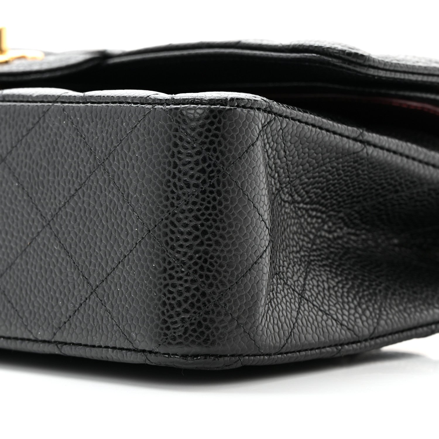 Chanel Caviar Quilted Medium Double Flap Black 10 of 11