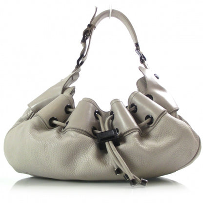 Burberry Prorsum Leather Warrior Hobo Ivory 1 of 11