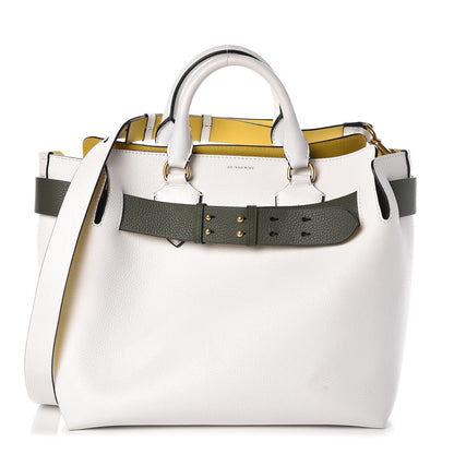 Burberry Soft Grain Calfskin Medium Belt Bag Chalk White 1 of 9