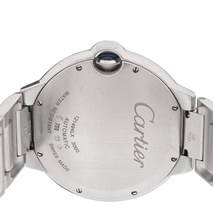 Cartier 18K White Gold Diamond Pave Bezel 42mm Ballon Bleu De Cartier Automatic Watch 4 of 5