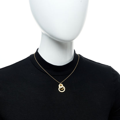 Marco Bicego 18K Yellow Gold Jaipur Circle Link Pendant Necklace 2 of 5