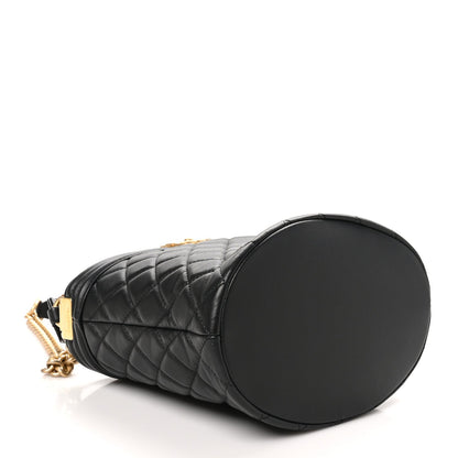 Chanel Calfskin Quilted Boy Bucket Bag Black 4 of 10
