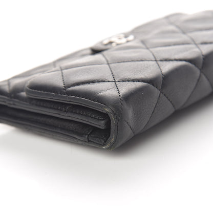 Chanel Caviar Quilted Large Gusset Flap Wallet Black 14 of 17