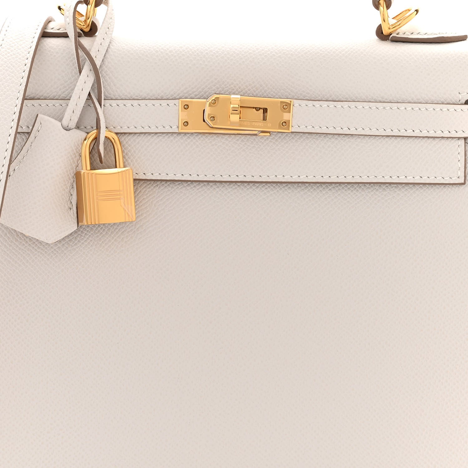 Hermes Epsom Kelly Sellier 25 Gris Pale 6 of 11