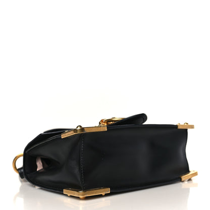 Prada Antic Soft Saffiano Lions Head Cahier Shoulder Bag Black 4 of 8