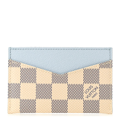 Louis Vuitton Damier Azur Daily Card Holder Olympe Blue 1 of 8