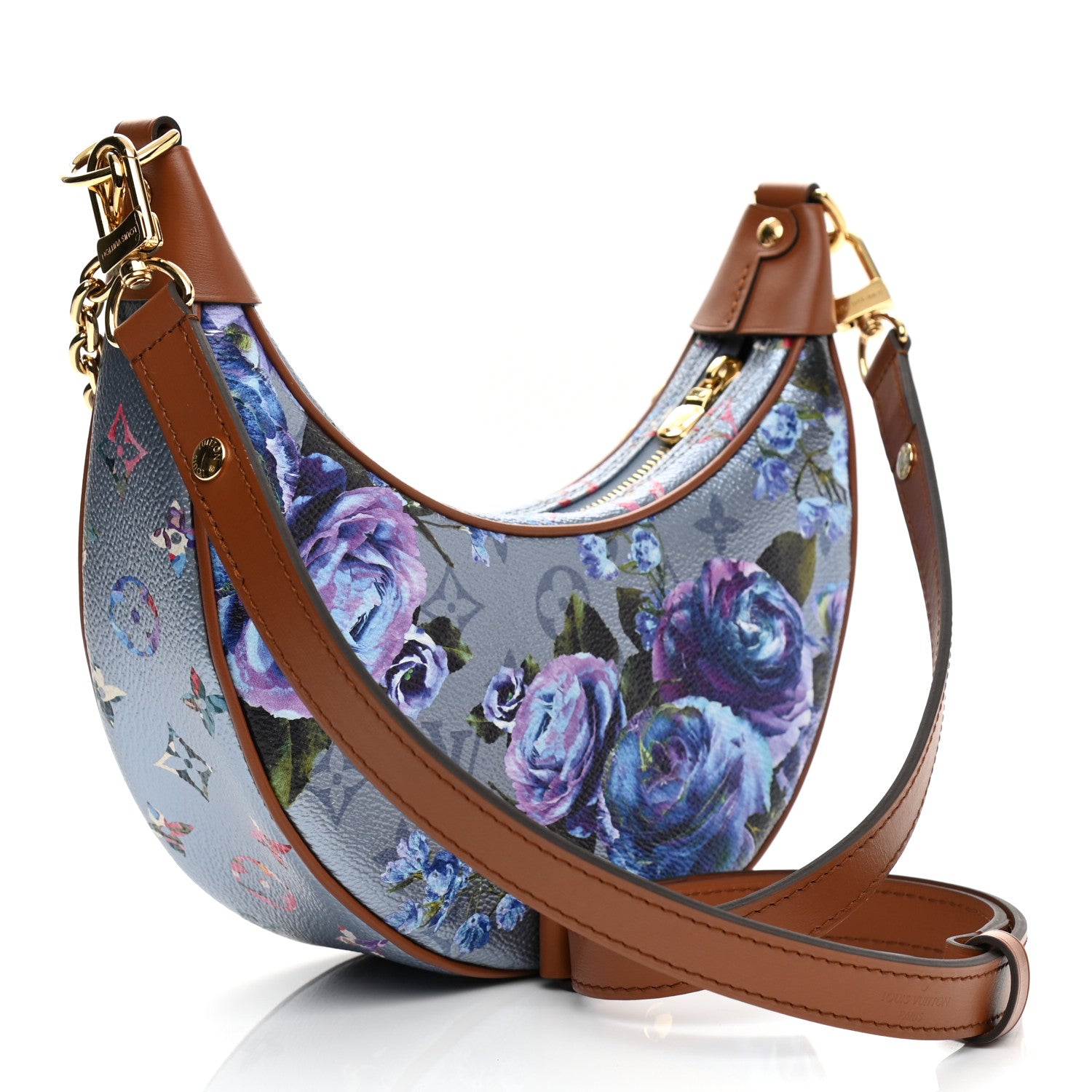 Louis Vuitton Metallic Monogram LV Garden Loop PM Blue 3 of 10