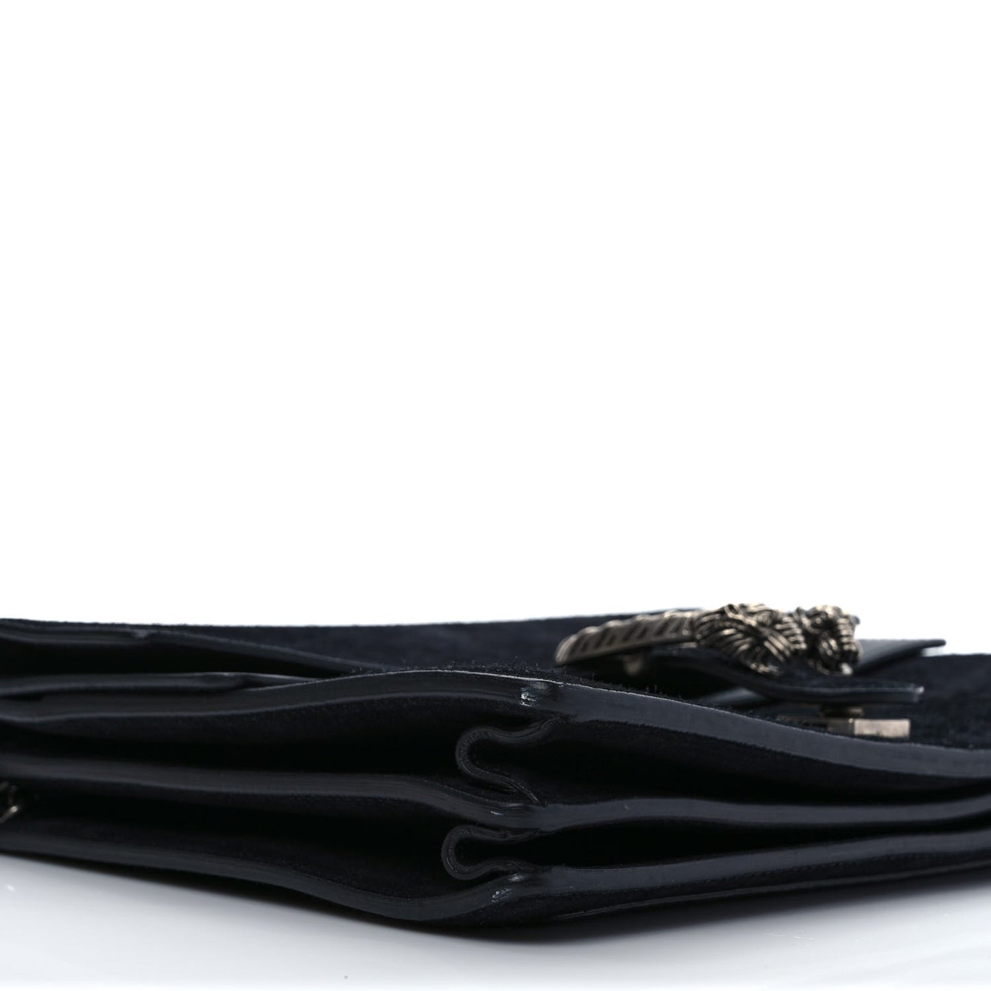 Suede Medium Dionysus Shoulder Bag Black