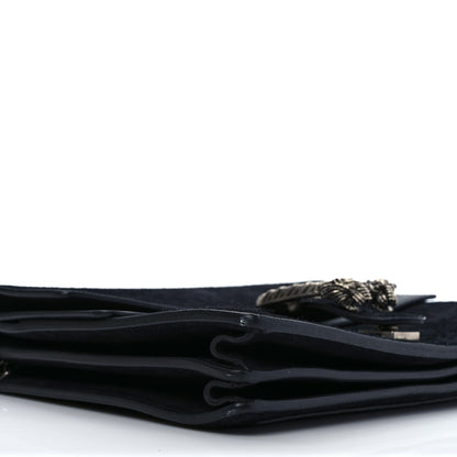 Gucci Suede Medium Dionysus Shoulder Bag Black 8 of 10