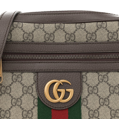 Gucci GG Supreme Monogram Web Small Ophidia Messenger Bag Brown 8 of 10