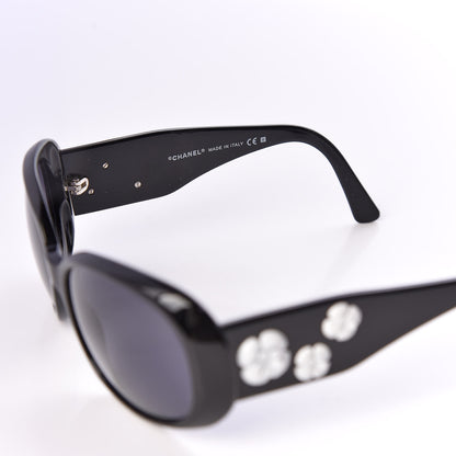 Chanel Camellia CC Sunglasses 5113 Black 5 of 8