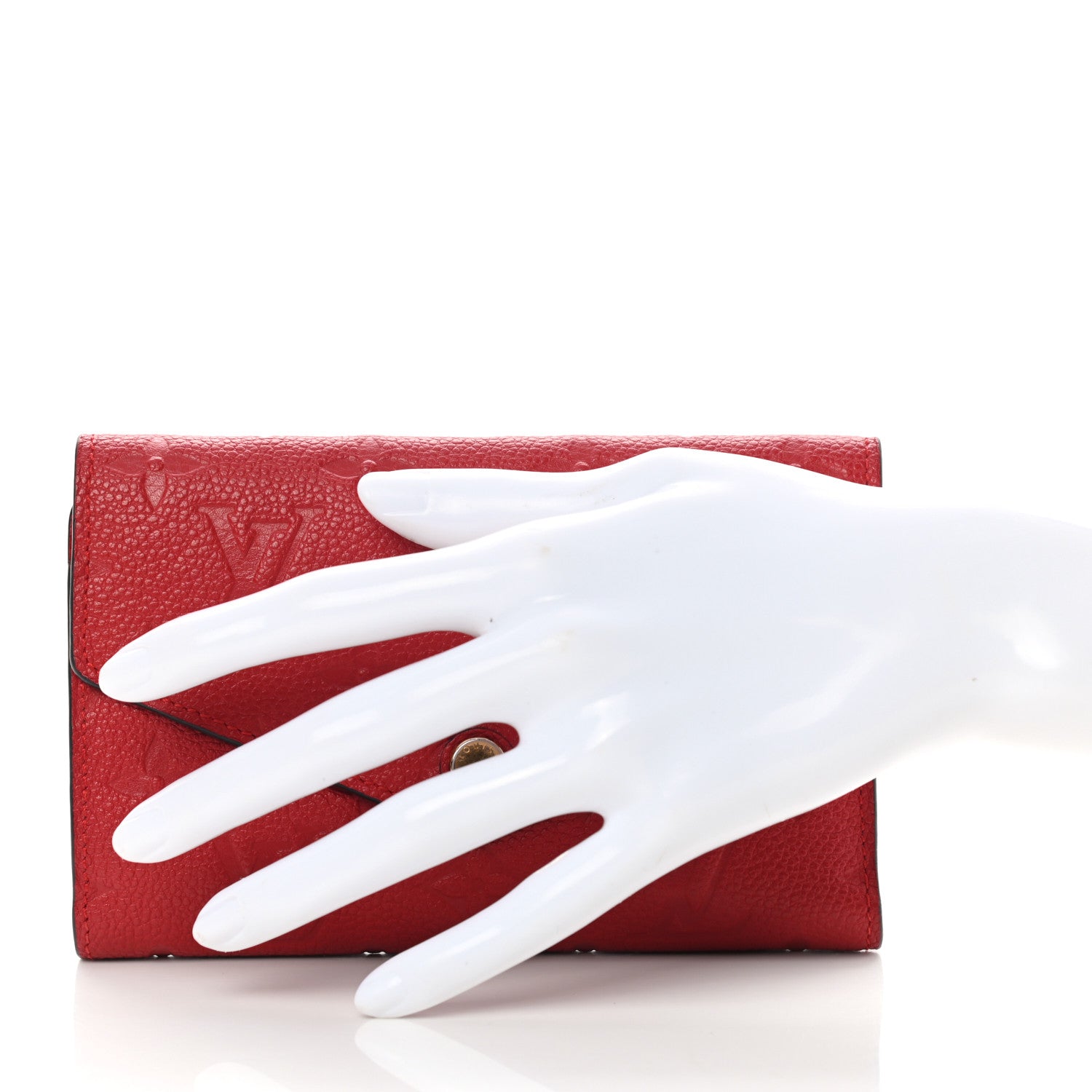 Louis Vuitton Empreinte Compact Curieuse Wallet Cherry 2 of 12