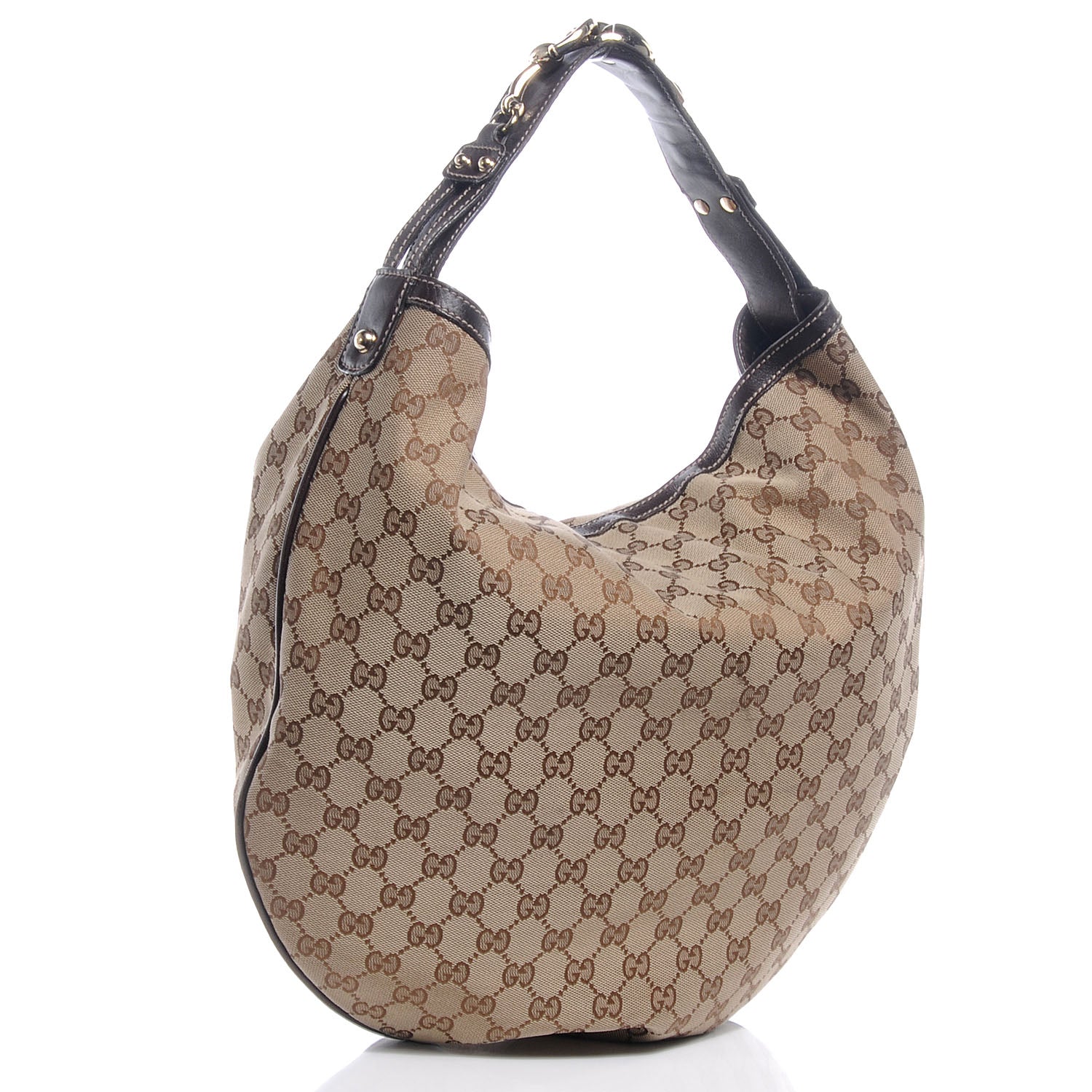 Gucci Monogram Wave Hobo Ebony 3 of 8