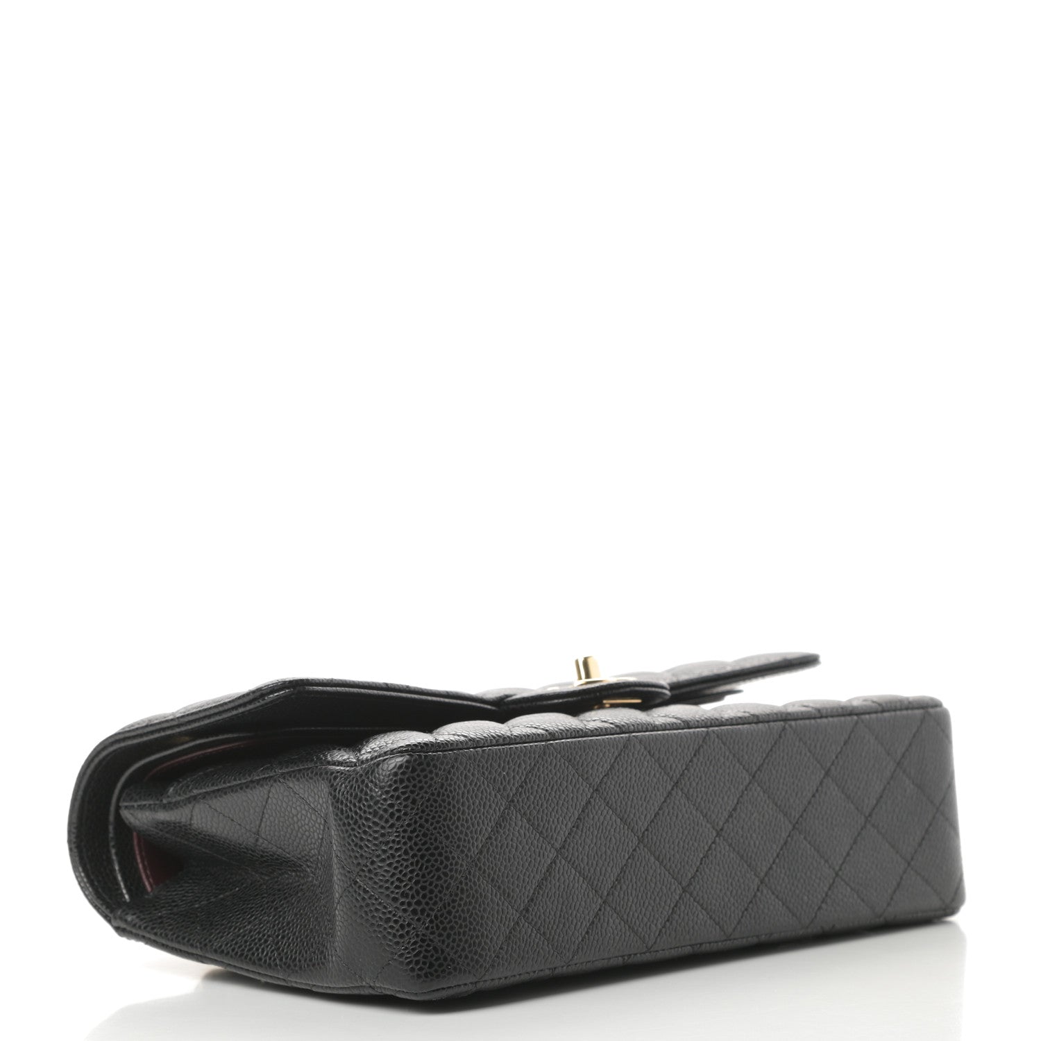 Chanel Caviar Quilted Medium Double Flap Black 4 of 12