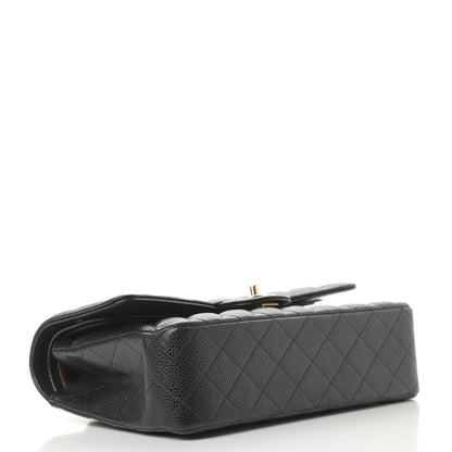 Chanel Caviar Quilted Medium Double Flap Black 4 of 12