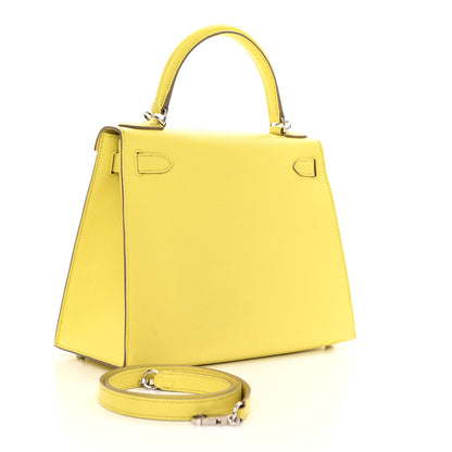 Hermes Epsom Kelly Sellier 28 Lime 3 of 14