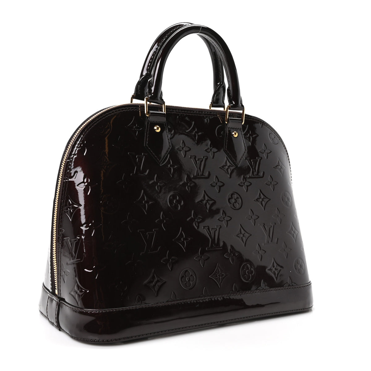 Louis Vuitton Vernis Alma PM Amarante 2 of 8