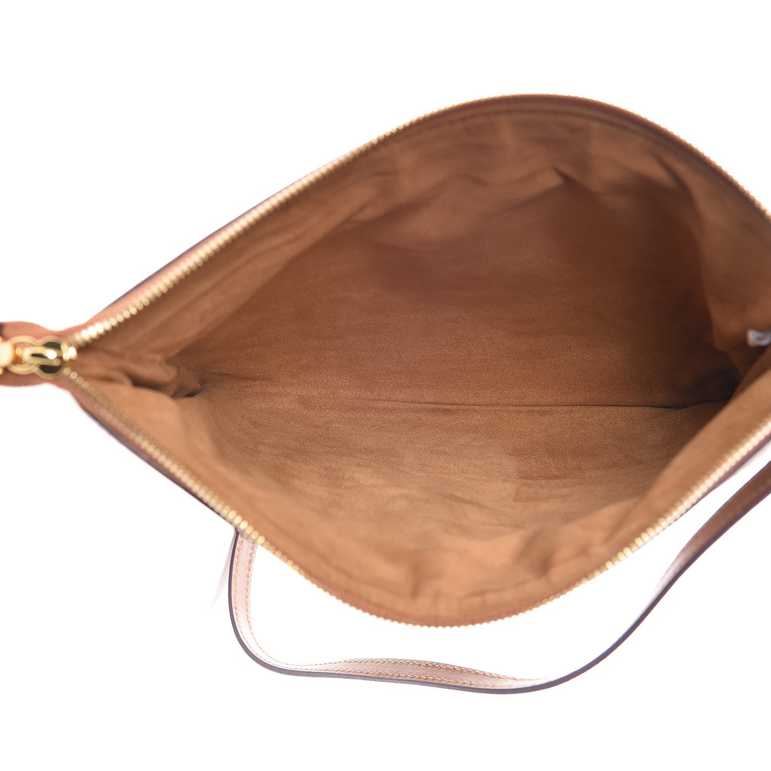 MCM Visetos Liz Shopper Tote Pouch Cognac 5 of 8