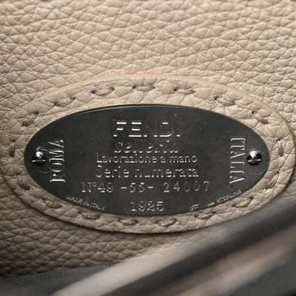 Fendi Cuoio Romano Selleria Chamois Small Peekaboo I SEE U Satchel Asfalto Camelia 7 of 10