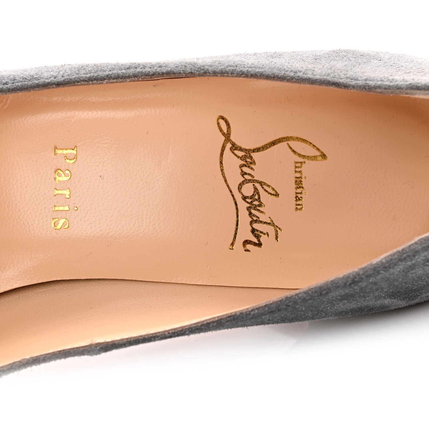 Christian Louboutin Suede Palais Royal Trepointe 140 Pumps 37.5