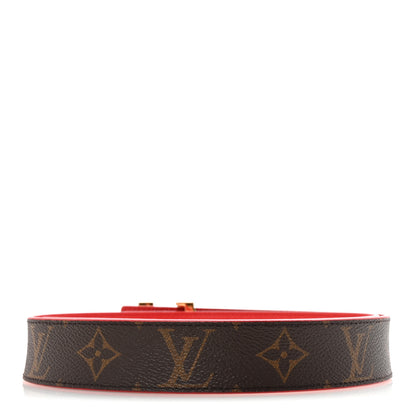 Louis Vuitton Monogram 30mm LV Initiales Reversible Belt 80 32 Red 2 of 6