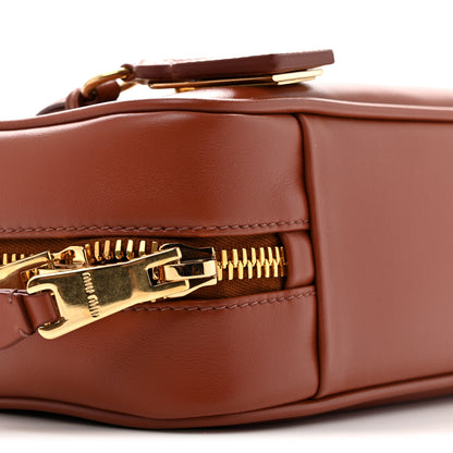 Miu Miu Nappa Small Beau Top Handle Bag Cognac 15 of 17