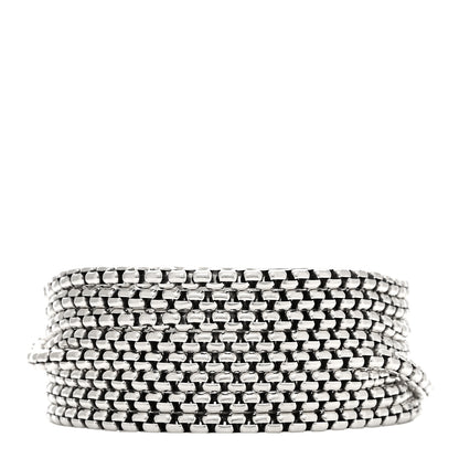 David Yurman Sterling Silver 8 Row Box Chain Bracelet 1 of 3