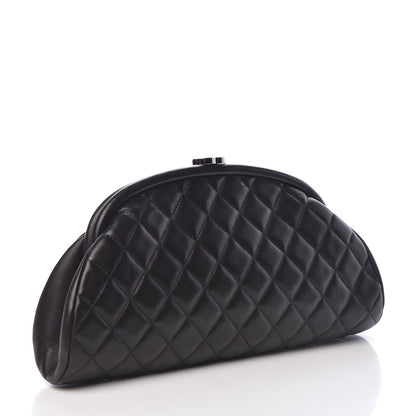 Chanel Lambskin Quilted Timeless Clutch Black 3 of 9