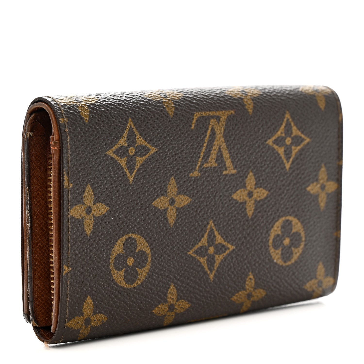 Louis Vuitton Monogram Porte-Monnaie Tresor Wallet 3 of 17