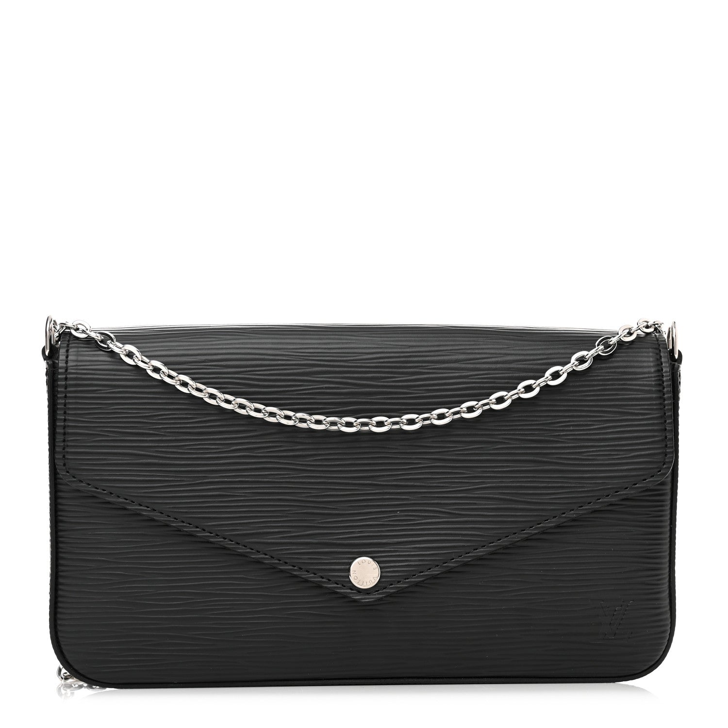 Louis Vuitton Epi Pochette Felicie Black 3 of 12
