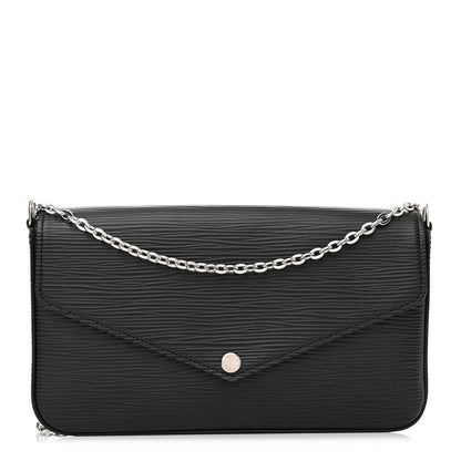 Louis Vuitton Epi Pochette Felicie Black 3 of 12