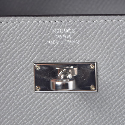 Hermes Epsom Kelly Longue Wallet Gris Mouette 6 of 8