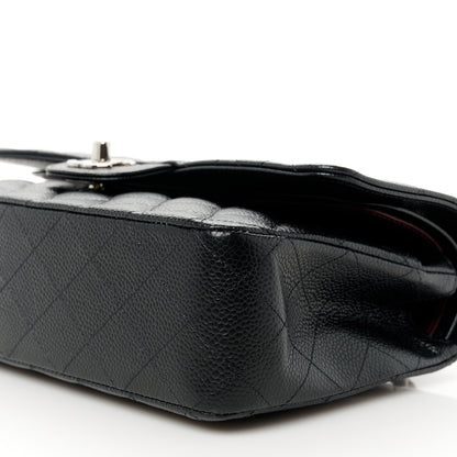 Chanel Caviar Quilted Medium Double Flap Black 11 of 12